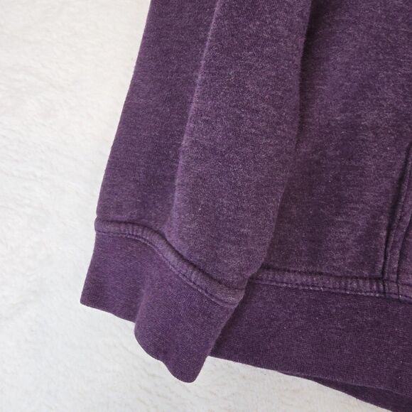 Nike Hoodie Womens XL Purple Full Zip Sweatshirt Drawstring Swoosh Logo 853930 - Picture 6 of 15